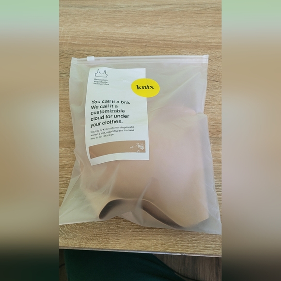 Knix Revolution Pullover Bra Warm Sand XXXL NWT Wire-free - Picture 4 of 7